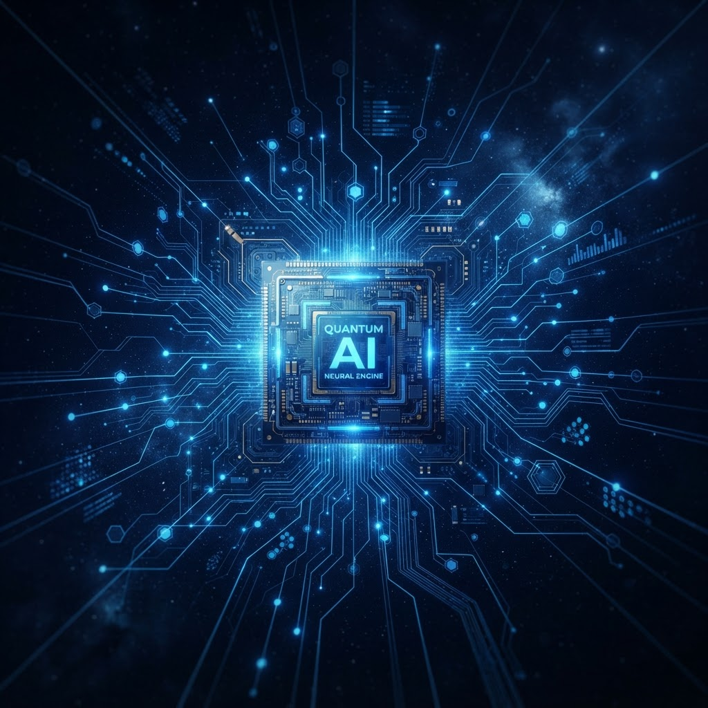AI circuit board representing the next intelligence revolution